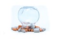 Isolated tablets Royalty Free Stock Photo