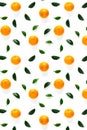 Isolated tangerine citrus collection background with leaves. Tangerines or mandarin orange fruits on white background. mandarine