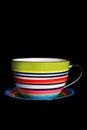 Isolated tea cup prop Royalty Free Stock Photo