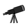 Isolated telescope icon Royalty Free Stock Photo