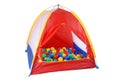 Isolated tent toy