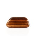 Isolated tiger eye stone in white background Royalty Free Stock Photo