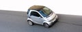 Isolated tiny smart small car Royalty Free Stock Photo