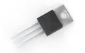 Isolated TO-220 MOSFET electronic package 3d illustration