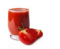 Isolated tomato juice Royalty Free Stock Photo