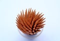 Isolated Toothpicks sticks, teeth cleaner Royalty Free Stock Photo