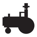 Isolated tractor icon