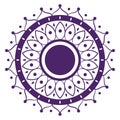 Isolated traditional hindu mandala image Vector