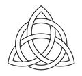 Trigurtas celtic knot sign in middle ages