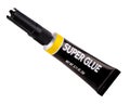 Isolated tube of super glue Royalty Free Stock Photo