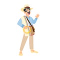 Isolated typical muleteer colombian culture Vector