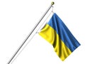 Isolated Ukranian Flag