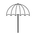 Isolated umbrella icon