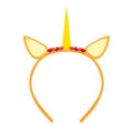 Isolated unicorn headband icon