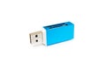 Isolated USB Card Reader Royalty Free Stock Photo