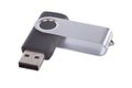 Isolated USB portable flash drive Royalty Free Stock Photo