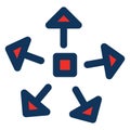 Isolated Vector Icon which can be easily modified or edited