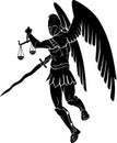 Archangel Judgement Symbol Royalty Free Stock Photo