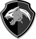 Jaguar Shield Badge Royalty Free Stock Photo