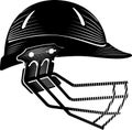 Cricket Helmet Calligraphic Style