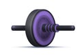 Isolated vector image of ab roller or gym wheel.