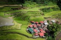 An isolated village on the Batad rice terraces