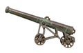 Isolated Vintage Cannon Royalty Free Stock Photo