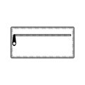 Isolated vintage sketch of a pencilcase School supply icon Royalty Free Stock Photo