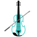 Isolated violin image