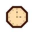 Isolated wall clock icon