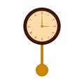 Isolated wall clock icon