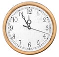 Isolated wall clocks Royalty Free Stock Photo