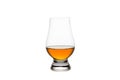 Isolated Whiskey in a Crystal Tasting Glass Royalty Free Stock Photo