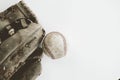 Vintage baseball with glove Royalty Free Stock Photo