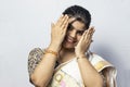 Beautiful Indian woman in saree