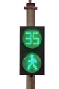 Permissive traffic light for pedestrians