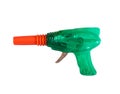 Isolated white raygun / raygun toy : vintage toy