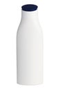 Isolated white shampoo bottle