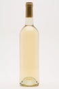 Isolated white wine bottle