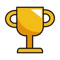 Isolated winner cup design vector illustration