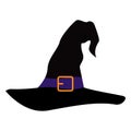 Isolated witch hat