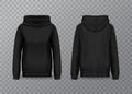 Isolated women hoody, hoodie with long sleeves