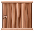 Isolated Wooden Doors Panel with Stick Handle Detail in Brown and Beige Tone Royalty Free Stock Photo