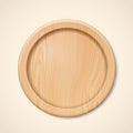 Wooden plate or tray, server for meal