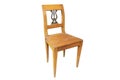 Isolated wooden traditional chair