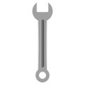 Isolated wrench image. Construction tool