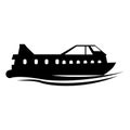 Isolated yacht icon image