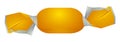 Isolated yellow candy