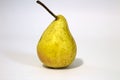 isolated yellow pears on white background