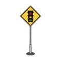 Isolated yellow road sign design